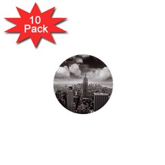 New York, Usa 10 Pack Mini Button (round) by artposters