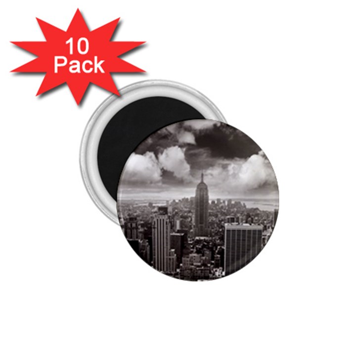 New York, USA 10 Pack Small Magnet (Round)