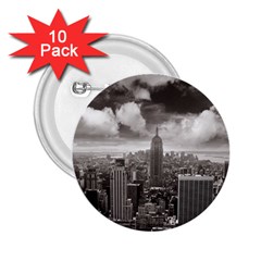 New York, Usa 10 Pack Regular Button (round) by artposters