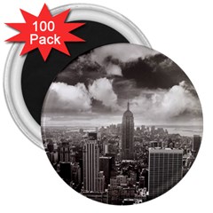 New York, Usa 100 Pack Large Magnet (round) by artposters