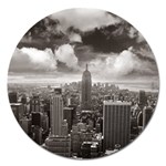 New York, USA Extra Large Sticker Magnet (Round) Front