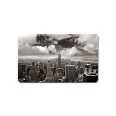 New York, Usa Name Card Sticker Magnet by artposters