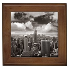 New York, Usa Framed Ceramic Tile by artposters