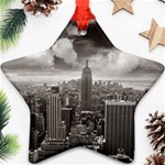 New York, USA Twin-sided Ceramic Ornament (Star) Front