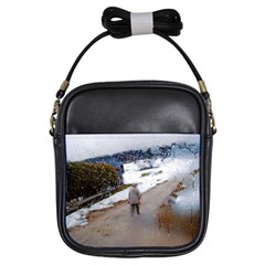 Rainy Day, Salzburg Kids  Sling Bag by artposters