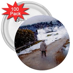 Rainy Day, Salzburg 100 Pack Large Button (round) by artposters