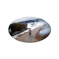 Rainy Day, Salzburg Sticker (oval) by artposters