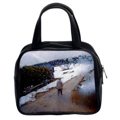 Rainy Day, Salzburg Twin-sided Satchel Handbag by artposters