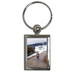 rainy day, Salzburg Key Chain (Rectangle) Front