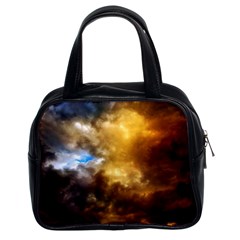 Cloudscape Twin-sided Satchel Handbag by artposters