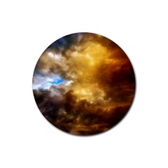 Cloudscape Rubber Drinks Coaster (round) by artposters