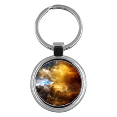 Cloudscape Key Chain (round) by artposters