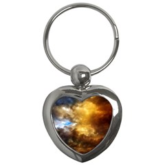 Cloudscape Key Chain (heart) by artposters