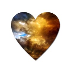 Cloudscape Large Sticker Magnet (heart) by artposters