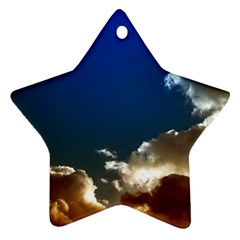 Cloudscape Twin-sided Ceramic Ornament (star)