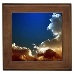 Cloudscape Framed Ceramic Tile by artposters