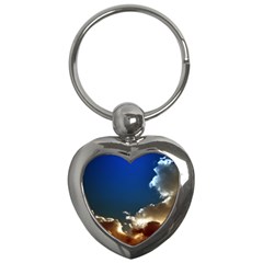 Cloudscape Key Chain (heart) by artposters