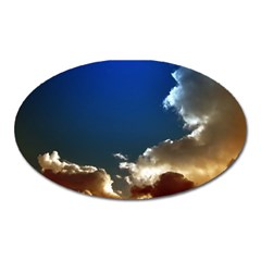 Cloudscape Large Sticker Magnet (oval) by artposters