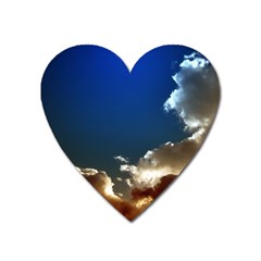 Cloudscape Large Sticker Magnet (heart) by artposters