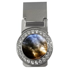 Cloudscape Money Clip With Gemstones (round) by artposters