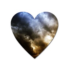 Cloudscape Large Sticker Magnet (heart) by artposters