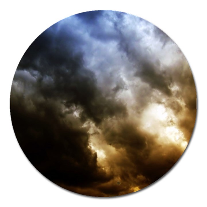 cloudscape Extra Large Sticker Magnet (Round)