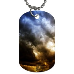 Cloudscape Single-sided Dog Tag