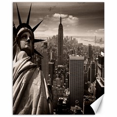 Statue Of Liberty, New York 11  X 14  Unframed Canvas Print by artposters