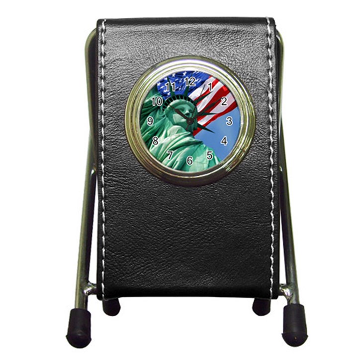 Statue of Liberty, New York Stationery Holder Clock