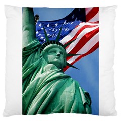 Statue Of Liberty, New York Large Cushion Case (one Side) by artposters