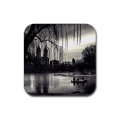 Central Park, New York Rubber Drinks Coaster (square) by artposters