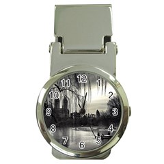 Central Park, New York Chrome Money Clip With Watch by artposters