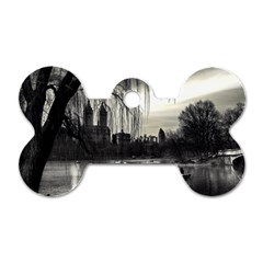 Central Park, New York Single-sided Dog Tag (bone) by artposters