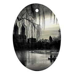 Central Park, New York Oval Ornament (two Sides) by artposters