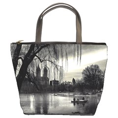 Central Park, New York Bucket Handbag by artposters