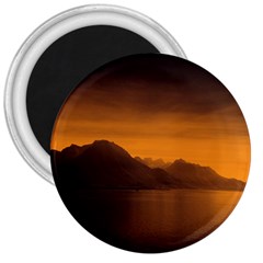 Waterscape, Switzerland Large Magnet (Round)