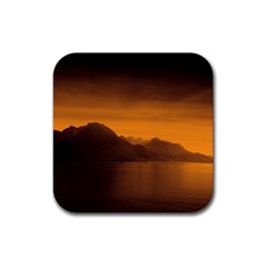 Waterscape, Switzerland Rubber Drinks Coaster (Square)