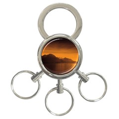 Waterscape, Switzerland 3-Ring Key Chain