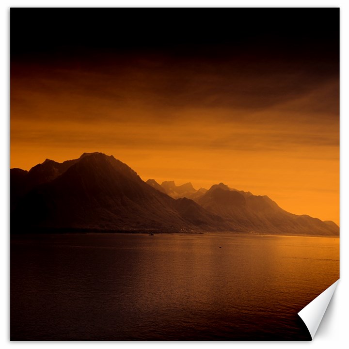 Waterscape, Switzerland 16  x 16  Unframed Canvas Print