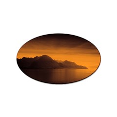 Waterscape, Switzerland Sticker (Oval)