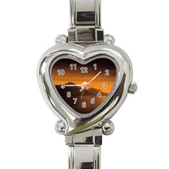 Waterscape, Switzerland Classic Elegant Ladies Watch (Heart)