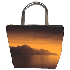 Waterscape, Switzerland Bucket Handbag