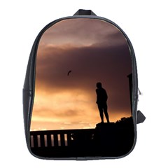 Vigeland Park, Oslo Large School Backpack by artposters