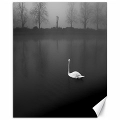 Swan 11  X 14  Unframed Canvas Print