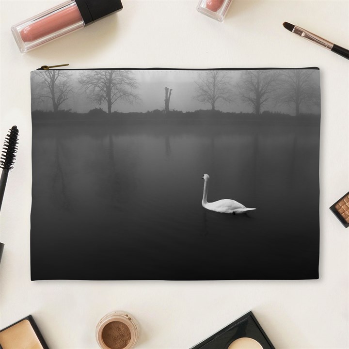 swan Extra Large Makeup Purse