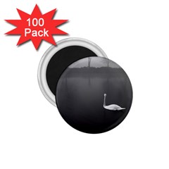 Swan 100 Pack Small Magnet (round) by artposters