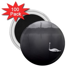 Swan 100 Pack Regular Magnet (round) by artposters