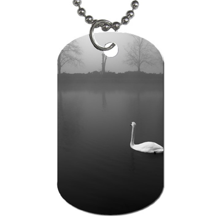 swan Twin-sided Dog Tag