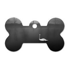 Swan Twin-sided Dog Tag (bone) by artposters