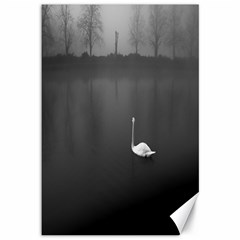 Swan 12  X 18  Unframed Canvas Print by artposters